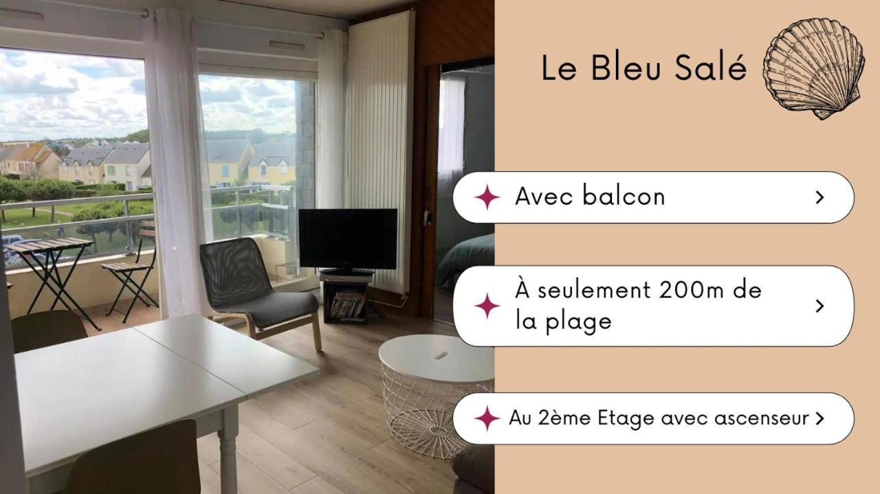 Bleu Sale - F2 Courseulles Avec Balcon Apartment Exterior foto